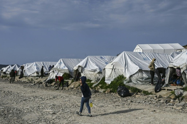 Work on a new permanent Lesbos camp is expected to start in the summer, though officials did not give a completion date