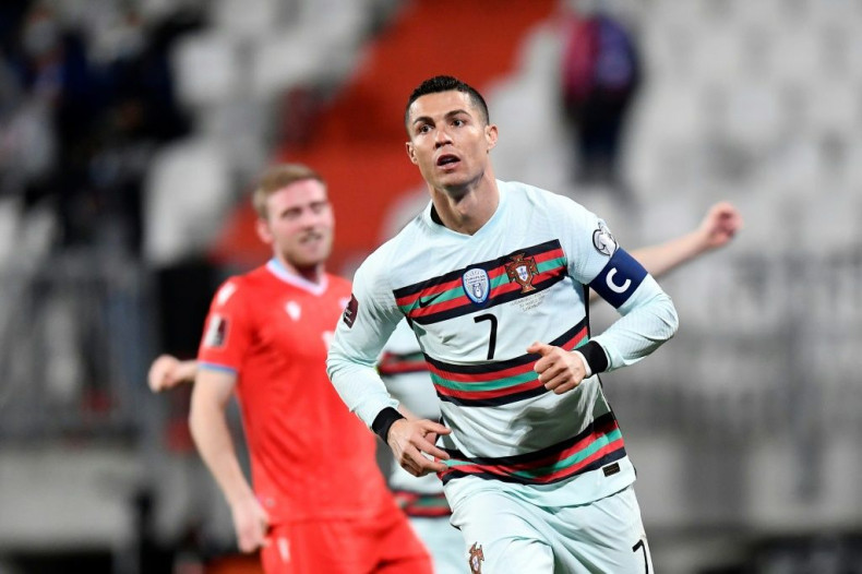 Cristiano Ronaldo's goal on Tuesday was his first of the 2022 World Cup qualifying campaign