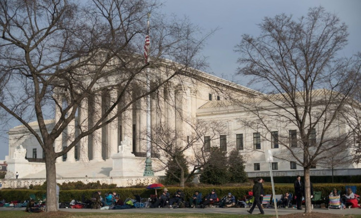 If confirmed to the US Court of Appeals for the District of Columbia Circuit, Judge Ketanji Brown Jackson would be in a good position to become the first Black woman to serve on the Supreme Court (pictured December 2017)