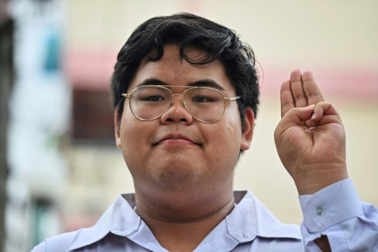 Thai pro-democracy activist Bunkueanun 'Francis' Paothong, one of the five charged, said he had no intention of harming the queen