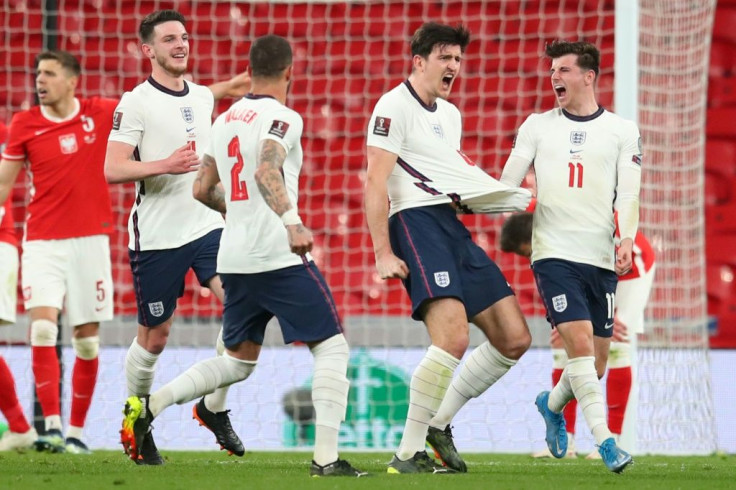 Harry Maguire's late goal earned England victory over Poland at an empty Wembley