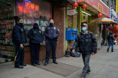 Police in New York's Chinatown have stepped up patrols following a surge in anti-Asian violence