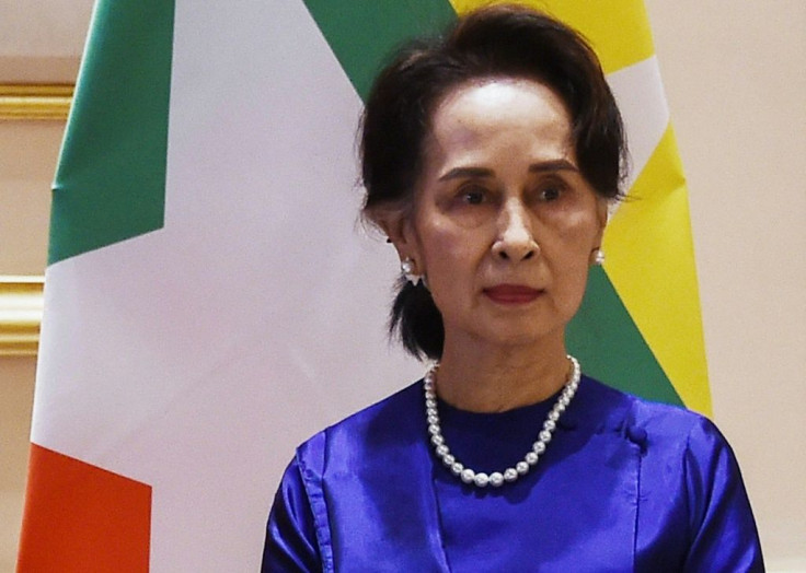 Civilian leader Aung San Suu Kyi has not been seen in public since she was detained by the military on February 1