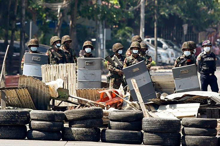 People with ties to the Myanmar military are being targeted in an online doxxing campaign by anti-coup activists