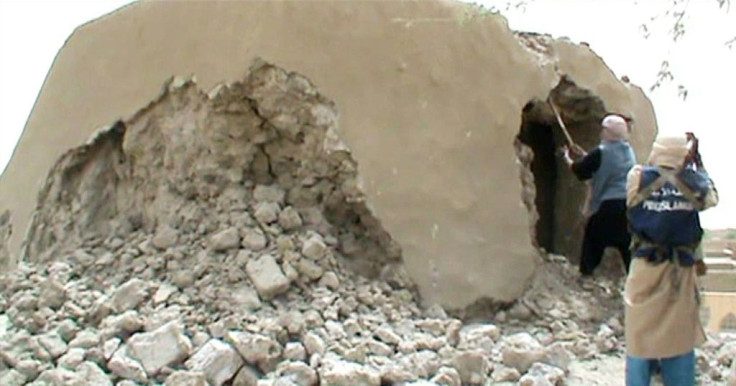 Jihadist group Ansar Eddine took pickaxes to 14 of Timbuktu's famous mausoleums of Muslim saints