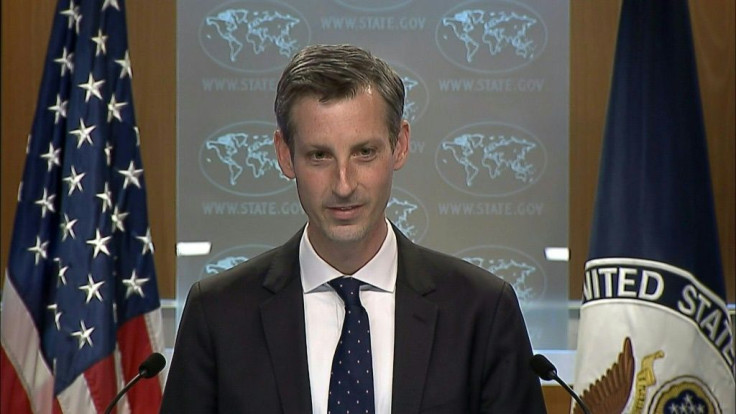 "We would be concerned by any attempt on the part of the Russian Federation to intimidate its neighbors and our partners â of course Ukraine is among them," US State Department spokesman Ned Price says during a news briefing in Washington.