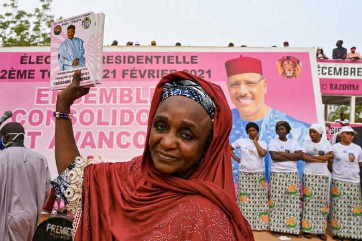 Bazoum won a runoff vote for the presidency in February
