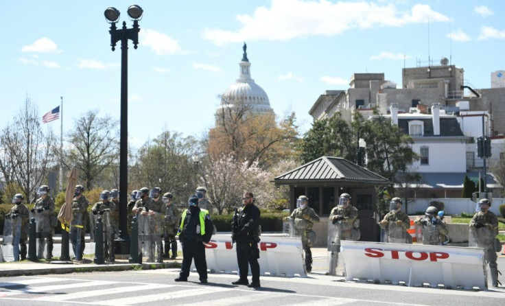 Two police officers were injured near the US Capitol after being rammed by the vehicle, whose driver was subsequently arrested