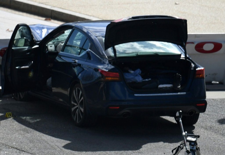 The car that crashed into a barrier near the US Capitol on April 2, 2021