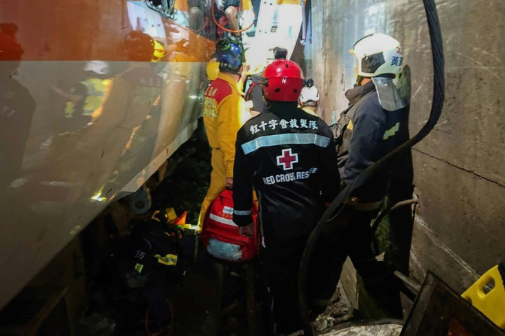 Passengers gave harrowing testimony of making their way out of the train, half of which was lodged inside the narrow tunnel