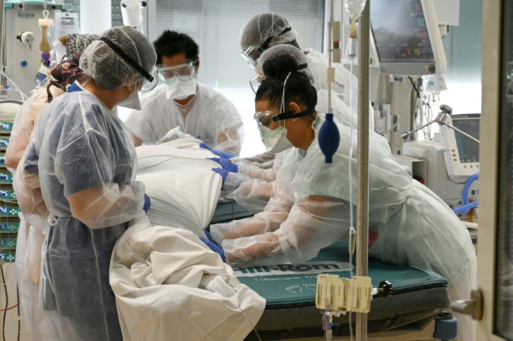 Alarming forecasts leaked to the French media from the Paris public hospital authority showed anywhere from 2,800-4,400 people in intensive care in the Paris region by the end of April even with a strict lockdown