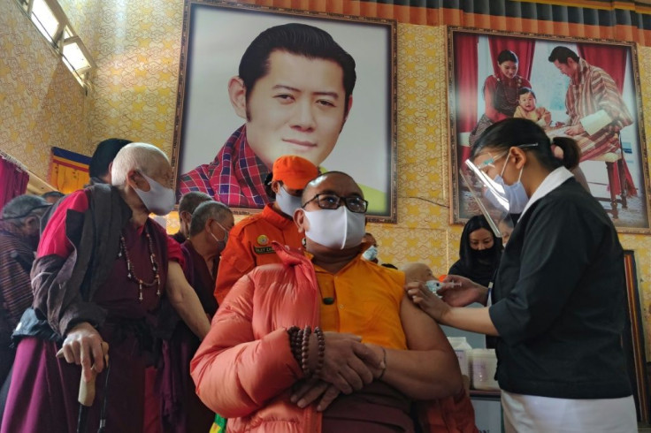 In Bhutan, vaccinations are proceeding at a fast pace