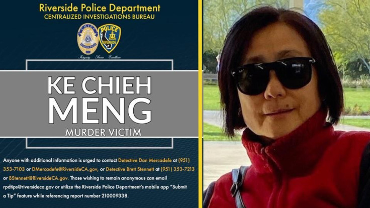 Ke Chieh Meng, 64, was attacked while walking her two small dogs in California Saturday