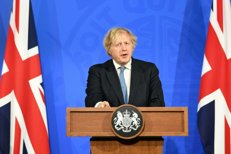 Johnson joked that he would enjoy the freedom to drink in pubs