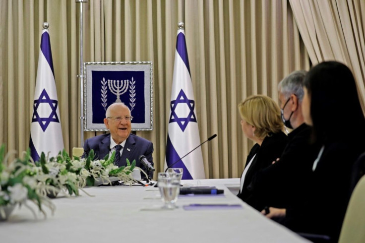 Israeli President Reuven Rivlin holds consultations with party representatives ahead of his selection of a candidate to try to form a majority government after last month's inconclusive election