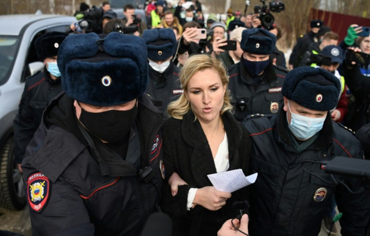 Police detained Alexi Navalny's personal doctor Anastasia Vasilyeva at the entrance to the penal colony where the Kremlin critic is being held