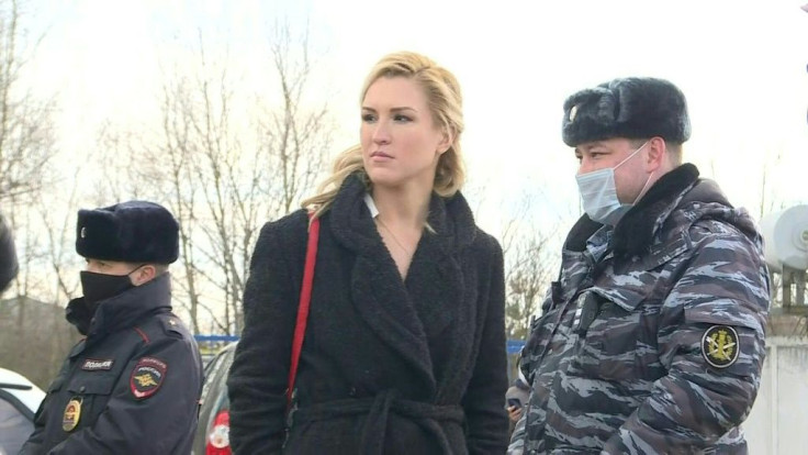 IMAGES Alexei Navalny's doctor Anastasia Vasilyeva arrives at a Pokrov prison where the Kremlin critic is detained and on hunger strike. Navalny, 44, announced the hunger strike last week, complaining a prison doctor had only given him painkillers as trea