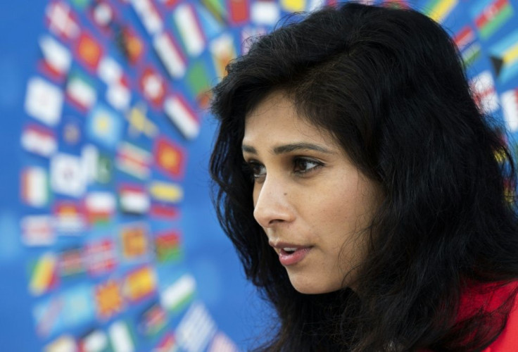 IMF chief economist Gita Gopinath said the fund supports a global minimum tax