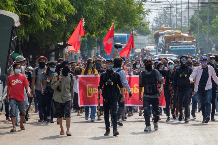 Almost 600 people have been killed in a crackdown by security forces since February 1