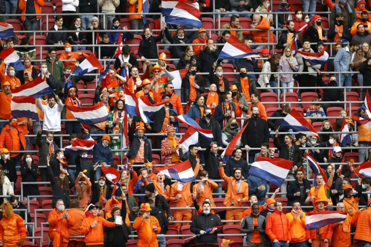 Some 5,000 Dutch fans were in attendance for the Netherlands' recent World Cup qualifier against Latvia at the Johan Cruyff Arena in Amsterdam