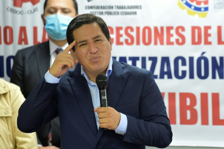 Ecuadoran presidential candidate Andres Arauz wants a change in the country's relationship with the United States regarding the fight against drug-trafficking