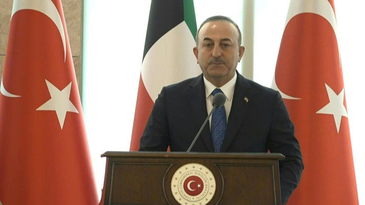 Turkish Foreign Minister Mevlut Cavusoglu blames the European Union for seating arrangements that left European Commission chief Ursula von der Leyen without a chair during a meeting in Ankara with President Recep Tayyip Erdogan.