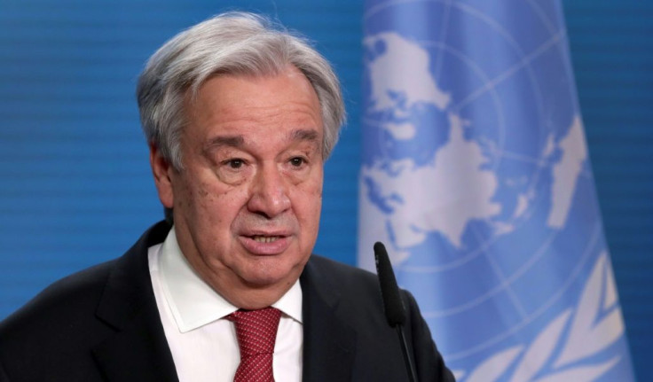 UN Secretary-General Antonio Guterres wants all the world's countries to sign a treaty banning anti-personnel mines
