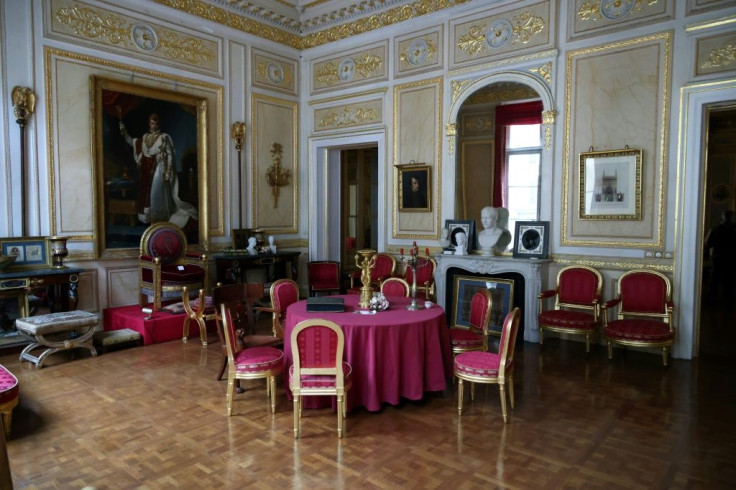 The luxury Palais Vivienne owned by French collector Pierre-Jean Chalencon was allegedly used a clandestine dinner