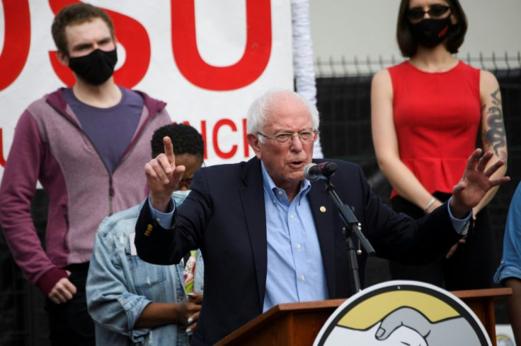 US Senator and progressive leader Bernie Sanders was among the high-profile leaders backing unionization of the Amazon fulfillment center in Alabama