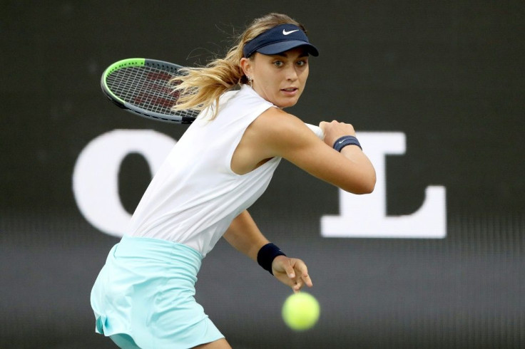 Spain's Paula Badosa on the way to a quarter-final upset win over world number one Ashleigh Barty at the WTA clay court tournament in Charleston, South Carolina