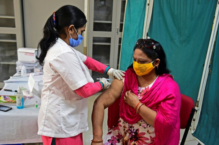 India's drive to vaccinate its 1.3 billion people also looks to be hitting problems, with just 94 million shots provided so far and stocks running low