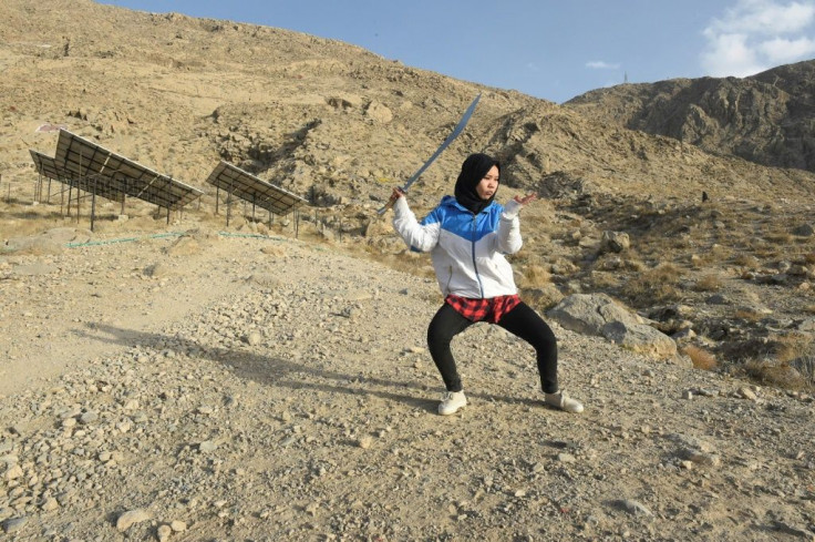 A Hazara student practises Shaolin Kung Fu during a self-defence martial arts training class, on the outskirts of Quetta