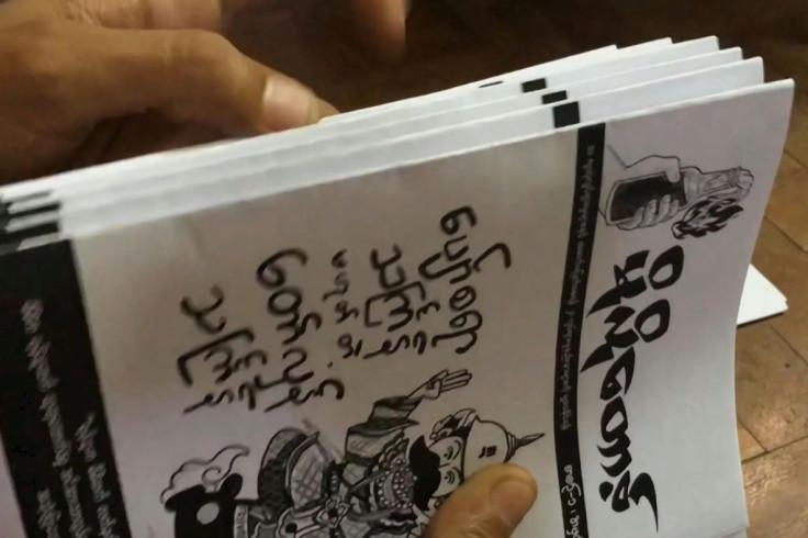 Myanmar activists are producing and printing the Molotov newsletter to get around the junta's internet shutdown and suppression of the media