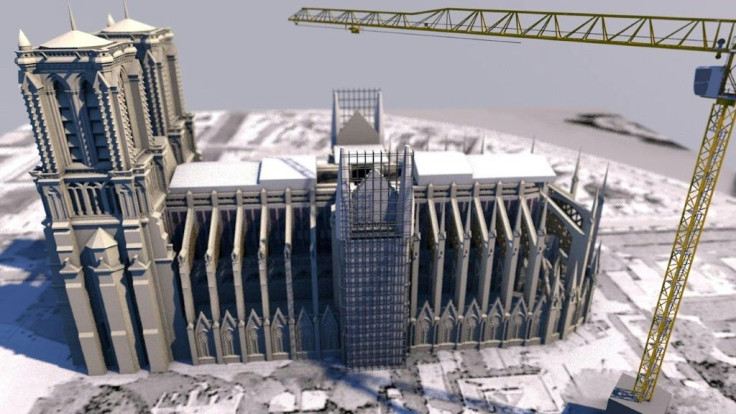 Videographic on the work to restore Notre-Dame cathedral