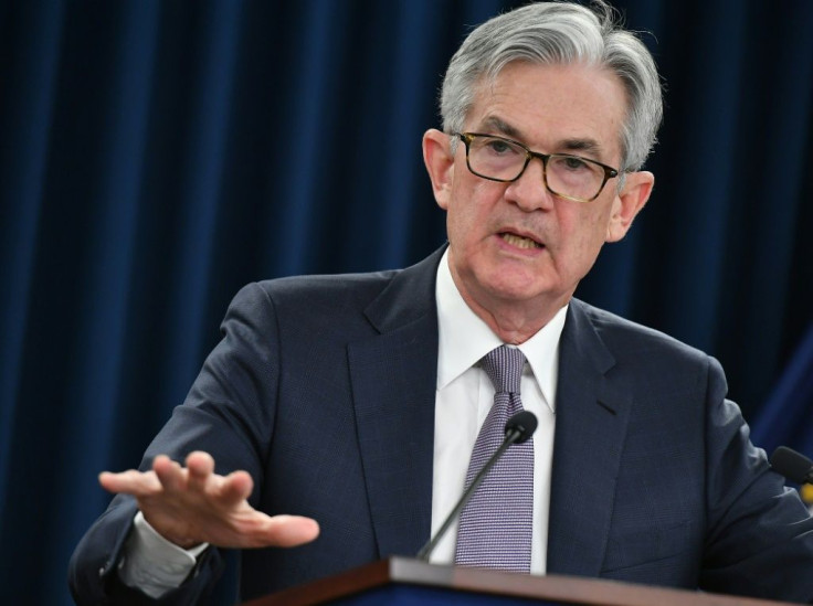 Jerome Powell said the US economy was on a strong recovery path but that the virus continued to pose a threat