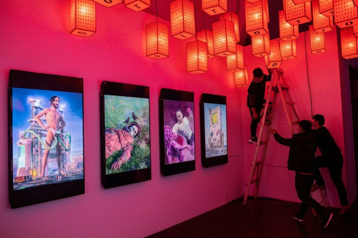 Works by digital artist Beeple exhibited in Beijing in March