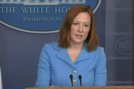 SOUNDBITEThe United States is "increasingly" worried by Russia's troop build-up on the Ukrainian border and about fighting between Moscow-backed separatists and Ukrainian troops, White House Press Secretary Jen Psaki tells reporters. Russian troop presenc