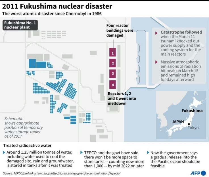 The nuclear plant was crippled after going into meltdown following a tsunami in 2011