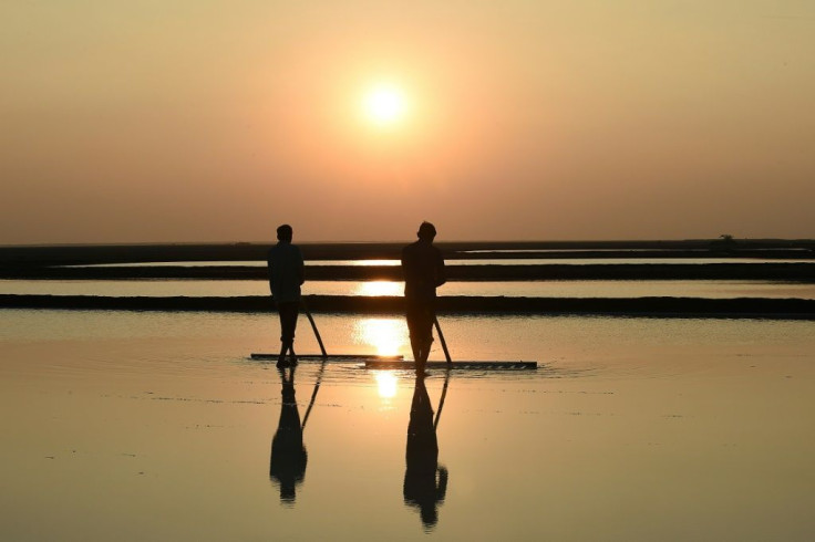 Unpredictable rainfall, rising temperatures and frequent dust storms have made it harder for salt farmers in India to eke out a living