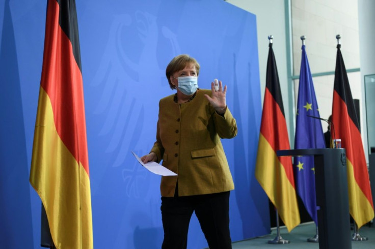 Two men are in a tug-of-war to replace German Chancellor Angela Merkel who is stepping down later this year after 16 years in power