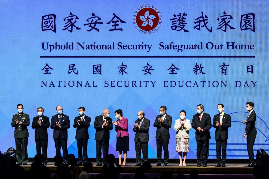 Hong Kong Marks 'National Security Day' With Goosesteps And Mascots