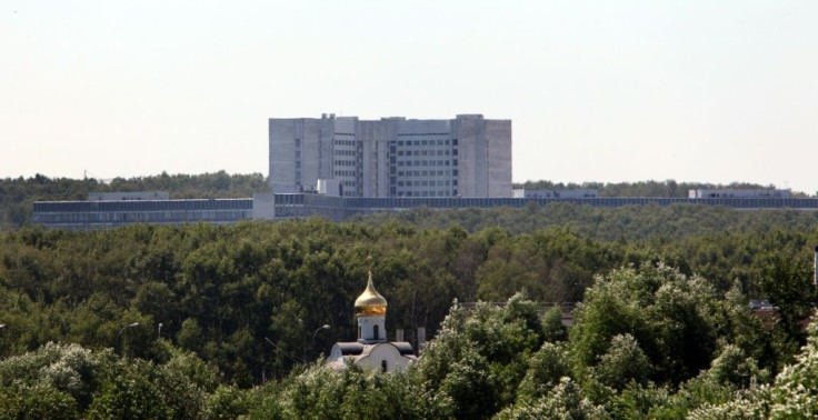 A general view of the Russian Foreign Intelligence Service (SVR) headquarters outside Moscow in June 2010