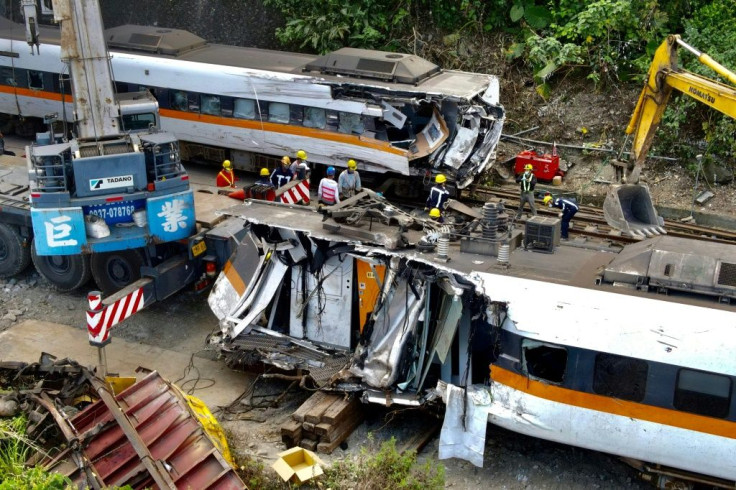 The crash in the eastern coastal city of Hualien was Taiwan's worst rail disaster in decades