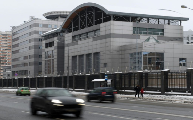 Headquarters in Moscow of the Russian General Staff's Main Intelligence Department (GRU) as seen in late 2016