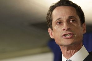 U.S. Congressman Anthony Weiner (D-NY) speaks to the press in New York