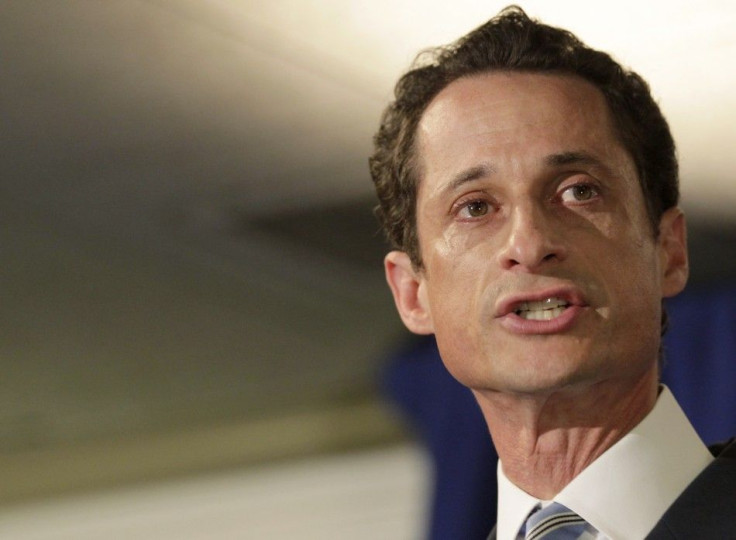 U.S. Congressman Anthony Weiner (D-NY) speaks to the press in New York