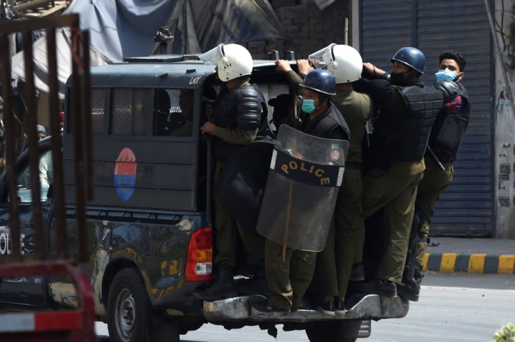 Riot police deployed in Lahore