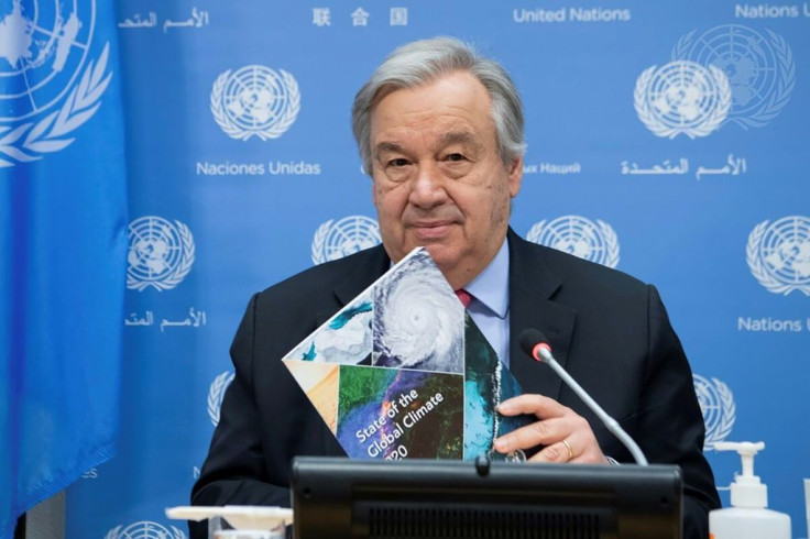 UN Secretary-General António Guterres says the world is "on the verge of the abyss"