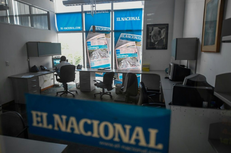El Nacional newspaper once employed 1,100 people but is now down to a skelton staff of 100 working on an online edition