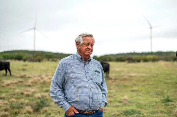 Cattle rancher Bobby Helmers, 79, has joined the renewable energy revolution, recently allowing utility company Engie to build several wind turbines on his land in Texas
